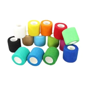 Factory Elastic Nonwoven Solid Cohesive Bandage Self Adhesive Tattoo Supplies Bandage