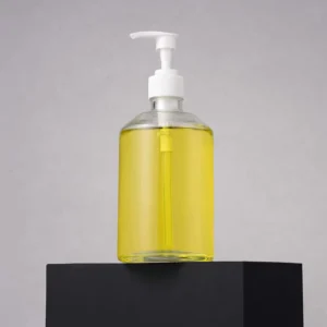 Factory Empty Round Glass Hand Wash Bottles 500ml Shampoo and Conditioner Bathroom Liquid Soap Dispenser with Packaging
