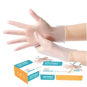 Factory Export Grade Powder-Free Transparent PVC Disposable Vinyl Gloves Hand Exam Safety Gloves for Food Service