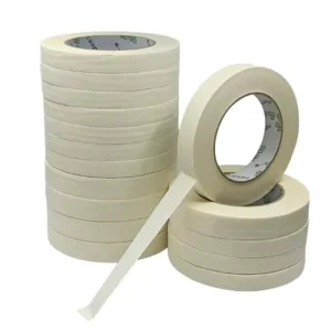 Factory General Purpose Crepe Paper Masking Tape White Single Sided Acrylic Adhesive Waterproof Pressure Sensitive