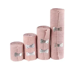 Factory High Elastic Bandage Soft Bandage with Clips for First Aid Wrist Ankle Foot Knee Elbow Shoulder