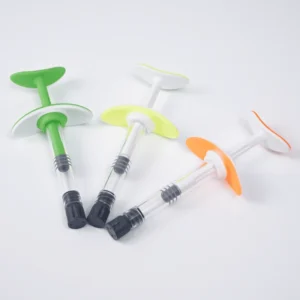 Factory High Quality 1ML COP Plastic Disposable Syringe Bottles with Plunger and Backstop for Hyaluronic Acid