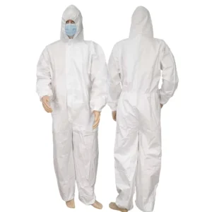 Factory High Quality Disposable Microporous Nonwoven Medical Protecting Gown Coverall Suit with Hood Protective Suit