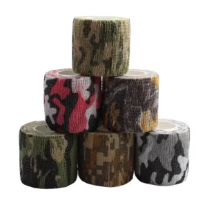 Factory High strength Camo Prints Camouflage Self adhesive Elastic Cohesive Bandage for Outdoor Sports First Aid Kits