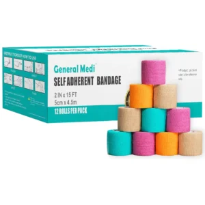Factory Hot Selling Self Adhesive Sport Tape Cohesive Bandage Elastic Bandage