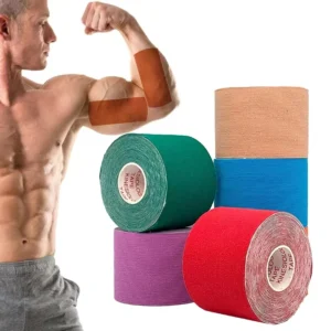 Factory Kinesiotape Athletic Body Perforated Muscle Beauty Patch Tape Sports Patch for Mouth Anti Snoring Strong Elasticity
