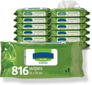 Factory Large Adult Body Wipes Aloe infused Cleansing Wipes for Delicate Skin Eco friendly and Odorless