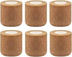 Factory Lightweight Hypoallergenic Self adhesive Elastic Bandage Cohesive Wrap for Gym Training Knee Support