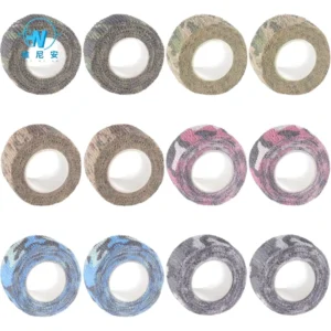 Factory ODM OEM Self Adhesive Bandage Wrap Elastic Cohesive Bandage Roll Athletic Tape Vet Wrap Ankle Tape 2.5cm*4.5m