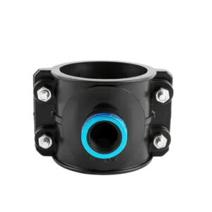 Factory ODM OEM Supply PN16 PN10 PP 50*63MM Compression Fitting Saddle Clamp for Irrigation Pipe Fittings Clamp Saddle