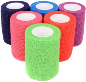 Factory OEM Breathable Roll Self Adhesive Hockey Grip Athletic Kinesiology Sports Tape Self Adhesive High Elastic Bandage