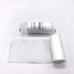 Factory OEM Custom Elastic Breathable PBT Bandages Roll First Aid Medical Dressing Stretch Bandage CE Certified 5m Length Class