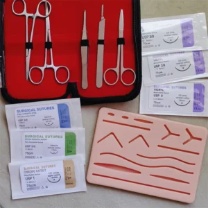 Factory OEM High Quality Surgical Suture Training Kit Skin Operate Suture Practice Kit