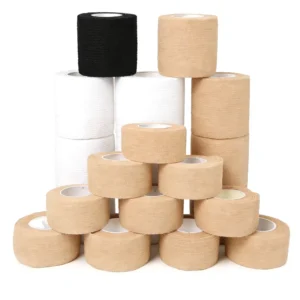 Factory OEM ODM Veterinary Cohesive Elastic Bandage Three Layers Composite Fabric Pet Friendly Wrap for Animal Wound Care