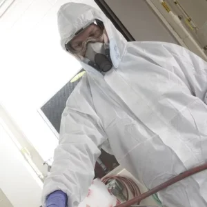 Factory PPE Disposable Chemical Coverall Cleanroom Coverall Disposable Microporous Coverall for Paint Overalls