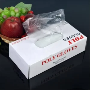 Factory Polyethylene Gloves Sandwich Hygienic Disposable LDPE Gloves Plastic Gloves for Fast Food Handling
