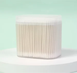Factory Price 500 PCS Q-Tips Head Cotton Swabs Bamboo Stick Makeup Cleaning Ear Cleaning Daily Use Cleaning Ear Care