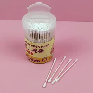 Factory Price Disposable Cotton Swab Big Head Paper Stick Baby Safe Daily Use