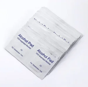 Factory Price Disposable Non Woven 70% Alcohol Swab for Skin Care Cleaning Antiseptic