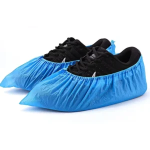 Factory Price Disposable Waterproof Nonslip Shoe Cover Premium Non Woven Plastic CPE Medical Shoe Covers