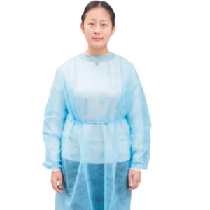 Factory Price PP Medical Non woven Isolation Gown Level 2 Disposable Protective Isolate Clothing Non Sterile for Hospital