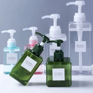 Factory Ready Stock Petg Square Bottles Flat Square Bottles Hand Sanitizer Lotion Bottles Shampoo Cosmetics Travel Refill Bot