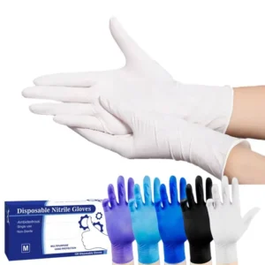 Factory Stock 3 Mil 4 Mil 5 Mil Customizable Waterproof for Screen Anti Slip Disposable Nitrile Gloves for Barber Salon Tattoo