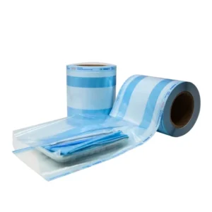 Factory Supply 60gsm 70gsm Medical Grade Heat Sealing Sterilization Pouch Gusseted Reels Roll