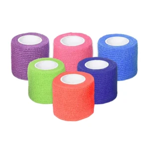 Factory Supply Accept Custom First Aid Medical Self Adherent Cohesive Bandage Breathable Sports Self Adhesive Non Woven Bandage