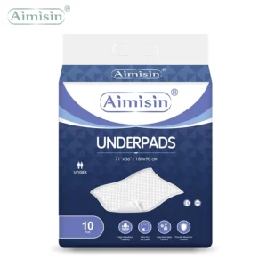 Factory Supply Custom Soft Heavy Absorbency Menstrual Pad Hospital Bed Pads Manufacturer Under Pad