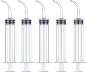 Factory Supply Dental Disposable Irrigation Syringe Made in China Irrigation Syringe with Elbow Needle Dental Irrigation Syringe