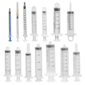 Factory Supply Luer Lock Syringe Disposable Plastic Veterinary Lock slip Tip Industrial Syringes 1ml 2ml 3ml 5ml 10ml 20ml 50ml