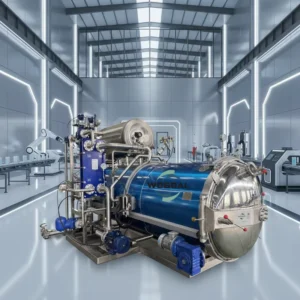 Factory Supply Retort Sterilizer Autoclave for Jars Tin Cans with High Productivity
