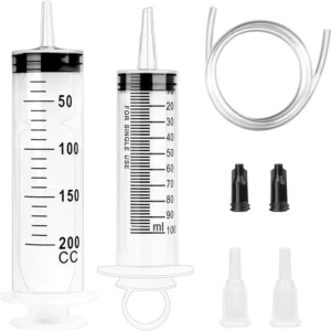 Factory Supply Veterinary Syringes Plastic Disposable Injection Syringe for Livestock Cattle Sheep Pig Poultry