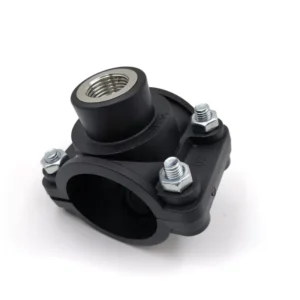 Farm Irrigation HDPE Pipe PP Saddle Clamp Threaded Connector Plastic Pipe Irrigation Fittings Compression Fittings