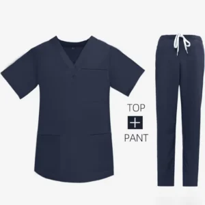 Fashion Woman Man Hospital Scrubs Uniform Medical Workwear Nurse Scrub Set Operating Room Protective Clothes Unisex