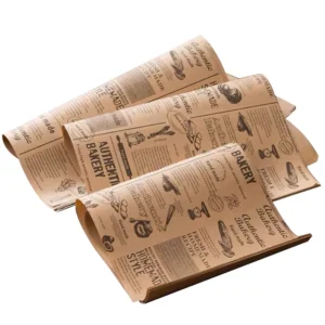 Fashionable Luxury Coated Oil Proof Custom Logo Printed 30gsm Virgin Pulp Wrapping Tissue Paper Decoration Packaging
