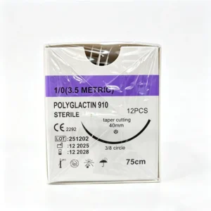 Fast Absorbing Sterile Eo Sterilized Medical Suture Biocompatible Secure Knot PGLA for Medical Practice