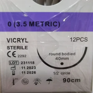 Fast Absorption Braided Surgical Medical Thread Custom Needle Shape PGLA for Tissue Repair