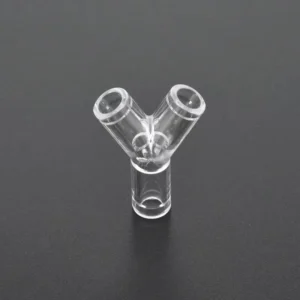 Fast Delivery Y Shape Tee Injection Modling Type PC Material Tubing OD 3.4mm IV Syringe Infusion Set Plastic Pipe Connector