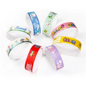 Festival Party Wrist Band Pulsera De Papel Tyvek Concert Wristband Custom Tickets Bracelet Tyvek Wristband for Event