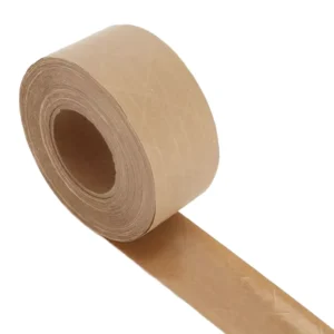Fiber Reinforced Kraft Paper Tape Adhesive Sticker Biodegradable Recyclable Brown High Temperature Resistant Waterproof