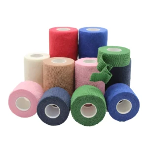 First Aid Kit or Survival Kit Refill 7.5*450 cm of Individually Wrapped Non Woven Cohesive Elastic Self Adhesive Bandage