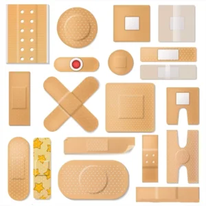 First Aid PVC Medical Plaster in Various Shapes Band Aids Adhesive Bandage Plaster