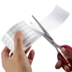 First Aid Wound Care Non Woven Adhesive Hypafix Fixing Tape Rolls Surgical Adhesive Fixing Tape Wound Dressing Tape