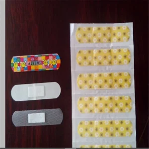 First Band Aid Medical Plaster Non woven PE Elastic Fabric PU Medical Plaster Bandage