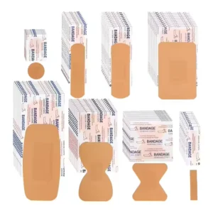 First Band aid Medical Plaster Non woven PE elastic Fabric PU Medical Plaster Bandage