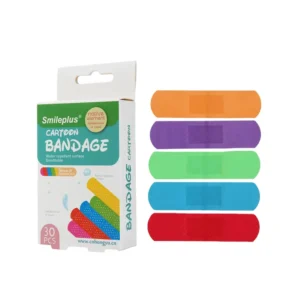 Five Colors Carton Waterproof PE Plaster Breathable Colorful Band aid
