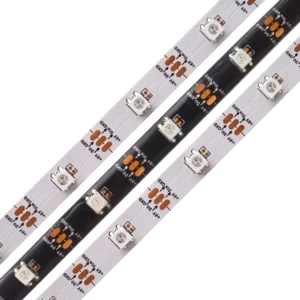 Flexible 5V Addressable Copper Light Strip 5050 Ws2812B 30Leds/m Individual RGB Smart LED Strip Lights Cuttable IP65/68