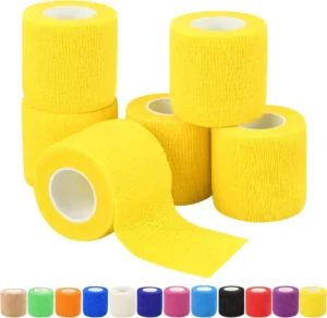 Flexible 5cm X 4.5m Latex Free Self-adhesive Elastic Bandage First Aid Tape for Running Joint Support